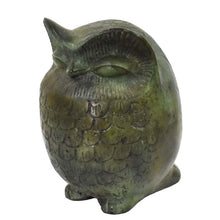 Load image into Gallery viewer, Owl of Wisdom Bronze statue sculpture - Goddess Athena symbol - Athens