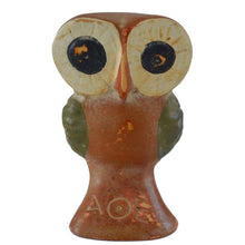 Load image into Gallery viewer, Owl of wisdom mini clay statue - Goddess Athena - Protector of Athens
