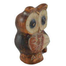 Load image into Gallery viewer, Owl of wisdom mini clay statue - Goddess Athena - Protector of Athens