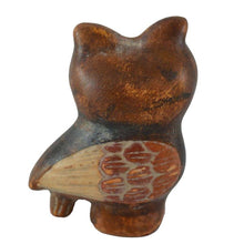 Load image into Gallery viewer, Owl of wisdom mini clay statue - Goddess Athena - Protector of Athens
