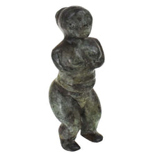 Load image into Gallery viewer, Paleolithic - Neolithic Fertility bronze small sculpture of a women body