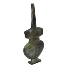 Load image into Gallery viewer, Cycladic Violos Female Bronze Figurine - Ancient Abstract Art Statue Simplicity
