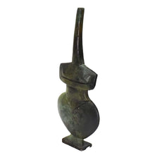 Load image into Gallery viewer, Cycladic Violos Female Bronze Figurine - Ancient Abstract Art Statue Simplicity