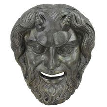 Load image into Gallery viewer, Pan pure bronze Mask - God of Wild - Ancient Greece - Panas - Dionysus Theater