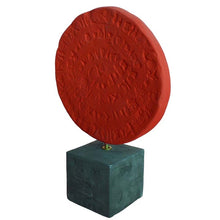 Load image into Gallery viewer, Phaistos disc Red sculpture - Palace of Knossos Minoan Period - Museum Replica