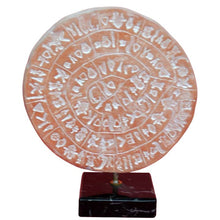 Load image into Gallery viewer, Phaistos disc sculpture - Clay - Palace of Knossos - Minoan Period - Museum Replica