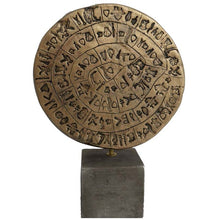 Load image into Gallery viewer, Phaistos disc Sculpture Statue - Museum Reproduction - Palace of Knossos - Minoans