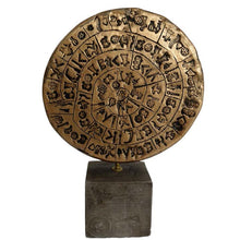 Load image into Gallery viewer, Phaistos disc Sculpture Statue - Museum Reproduction - Palace of Knossos - Minoans