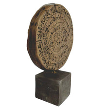 Load image into Gallery viewer, Phaistos disc Sculpture Statue - Museum Reproduction - Palace of Knossos - Minoans