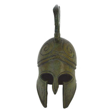 Load image into Gallery viewer, Corinthian Bronze Mini Helmet with Snake Design - Symbol of Healing and Guardian
