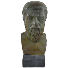 Load image into Gallery viewer, Plato bronze bust Greek Philosopher - Student of Socrates - Teacher of Aristotle