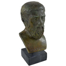 Load image into Gallery viewer, Plato bronze bust Greek Philosopher - Student of Socrates - Teacher of Aristotle
