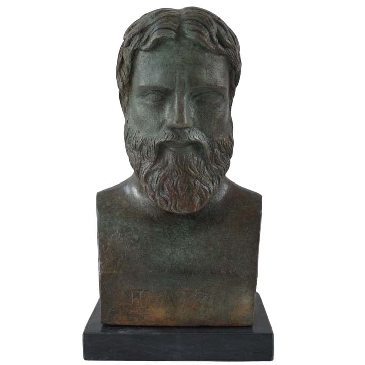Socrates Bust Statue - Western Philosophy - Plato Aristotle Students Pedagogy