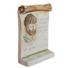 Load image into Gallery viewer, Plato small relief with Quote - Western Philosophy - Socrates Aristotle