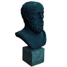 Load image into Gallery viewer, Plato the Philosopher black bust - Western Philosophy - Socrates Aristotle
