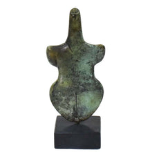 Load image into Gallery viewer, Cycladic Violos Greek Bronze Female Figurine - Abstract Art statue - Simplicity