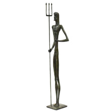 Load image into Gallery viewer, Poseidon large bronze figure - Ancient Greek God of the sea - Twelve Olympians