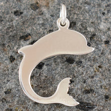 Load image into Gallery viewer, Dolphin Sterling Silver Pendant