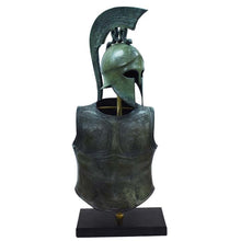 Load image into Gallery viewer, Corinthian Greek Spartan small Helmet Armor set - Pure Bronze Item