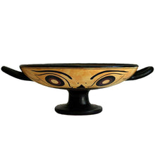 Load image into Gallery viewer, Achilles and Ajax Black Figure small Kylix Vase by Exekias - Vatican Museum