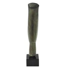 Load image into Gallery viewer, Cycladic Bronze Head on marble base - Ancient Art Abstract - Simplicity