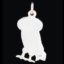 Load image into Gallery viewer, Owl Of Wisdom Silver Pendant - Goddess Athena Symbol