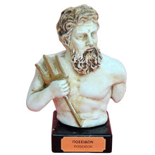 Load image into Gallery viewer, Poseidon small statue figurine - Greek God of the sea - Twelve Olympians
