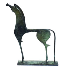 Load image into Gallery viewer, Proud Horse bronze figurine with carvings - Ancient Greece - Museum Reproduction