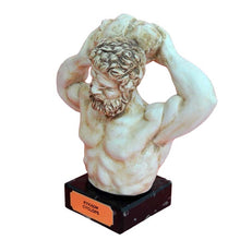 Load image into Gallery viewer, Cyclops small head bust on marble base - Ancient Greek Mythology - Odyssey