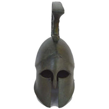 Load image into Gallery viewer, Pure bronze Corinthian mini helmet with Griffin carvings - Greek Spartan army