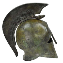 Load image into Gallery viewer, Pure Bronze Corinthian small Helmet - Greek Spartan Hoplite soldier infantry