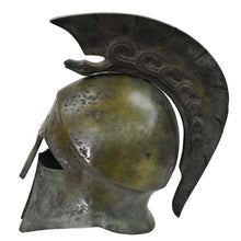 Load image into Gallery viewer, Pure Bronze Corinthian small Helmet - Greek Spartan Hoplite soldier infantry