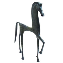 Load image into Gallery viewer, Pure Bronze Horse figurine with carvings - Symbol of wealth power status