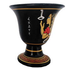 Load image into Gallery viewer, Pythagoras Fair Cup Hand painted with Hecate Greek Goddess of Magic Witchcraft