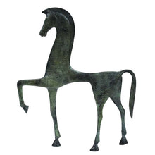 Load image into Gallery viewer, Dancing Horse sculpture - Pure bronze item - Replica of Delphi Museum in Greece
