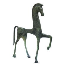 Load image into Gallery viewer, Dancing Horse sculpture - Pure bronze item - Replica of Delphi Museum in Greece