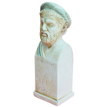 Load image into Gallery viewer, Pythagoras small bust - Mathematician Philosopher - Pythagorean Theorem