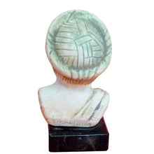 Load image into Gallery viewer, Pythagoras small head bust on marble base - Mathematician Philosopher - Theorem