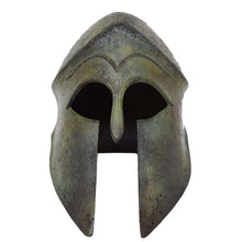 Load image into Gallery viewer, Corinthian pure bronze large helmet - Hoplite soldier Athenian Spartan infantry