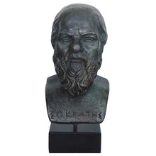 Load image into Gallery viewer, Set of Socrates Plato Aristotle bust - Western Philosophy Fathers Ancient Greece