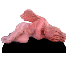 Load image into Gallery viewer, Sleeping Eros Ceramic Figurine - Winged God of Love - Son of Aphrodite - Cupid