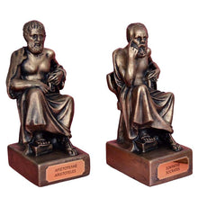 Load image into Gallery viewer, Socrates and Aristotle small statues - Greek Philosophers - Western Philosophy