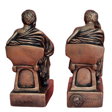 Load image into Gallery viewer, Socrates and Aristotle small statues - Greek Philosophers - Western Philosophy