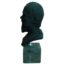 Load image into Gallery viewer, Socrates Greek Philosopher black bust - Western Philosophy - Plato Aristotle