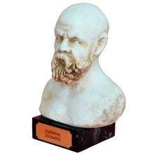 Load image into Gallery viewer, Socrates Greek Philosopher small bust - Western Philosophy - Plato Aristotle