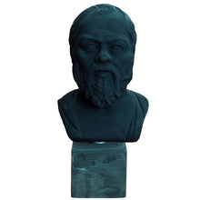 Load image into Gallery viewer, Socrates Plato Aristotle Black Sculpture - Fathers of Philosophy Student Teacher