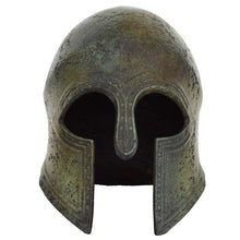 Load image into Gallery viewer, Corinthian solid bronze small helmet - Olympia Museum Reproduction Spartan Armor