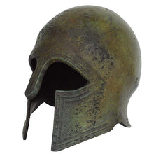 Load image into Gallery viewer, Corinthian solid bronze small helmet - Olympia Museum Reproduction Spartan Armor