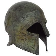 Load image into Gallery viewer, Corinthian solid bronze small helmet - Olympia Museum Reproduction Spartan Armor