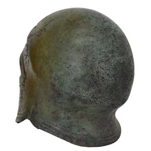 Load image into Gallery viewer, Corinthian solid bronze small helmet - Olympia Museum Reproduction Spartan Armor